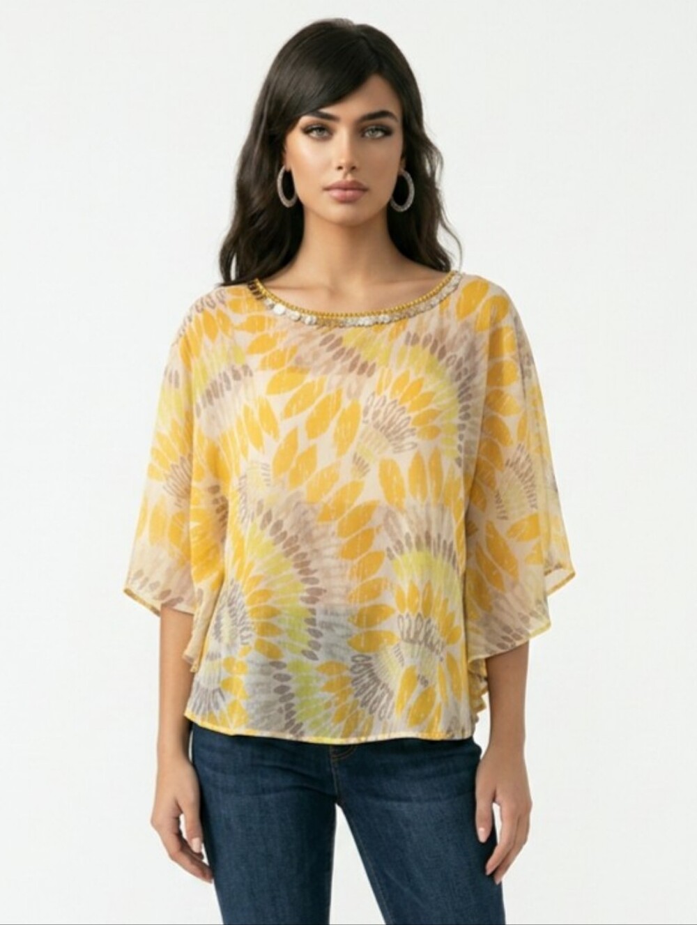 Ruby Rd Spring Oasis Blouse in Size M